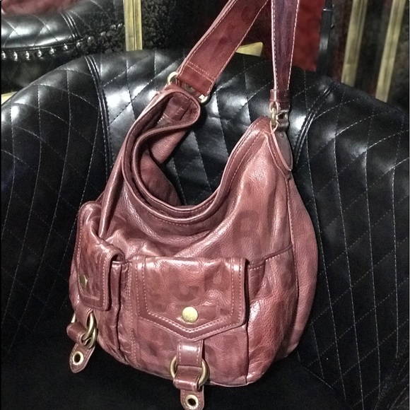 MARC JACOBS Burgundy Print Bag - Picture 2 of 7